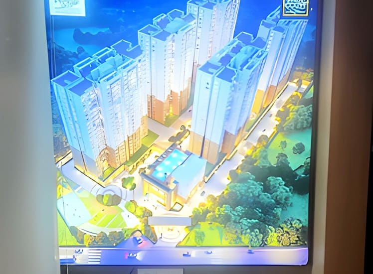 Backlit master plan in a Prestige experience centre